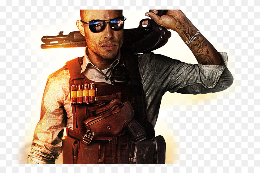 773x501 Battlefield Hardline Soldier, Skin, Sunglasses, Accessories HD PNG Download