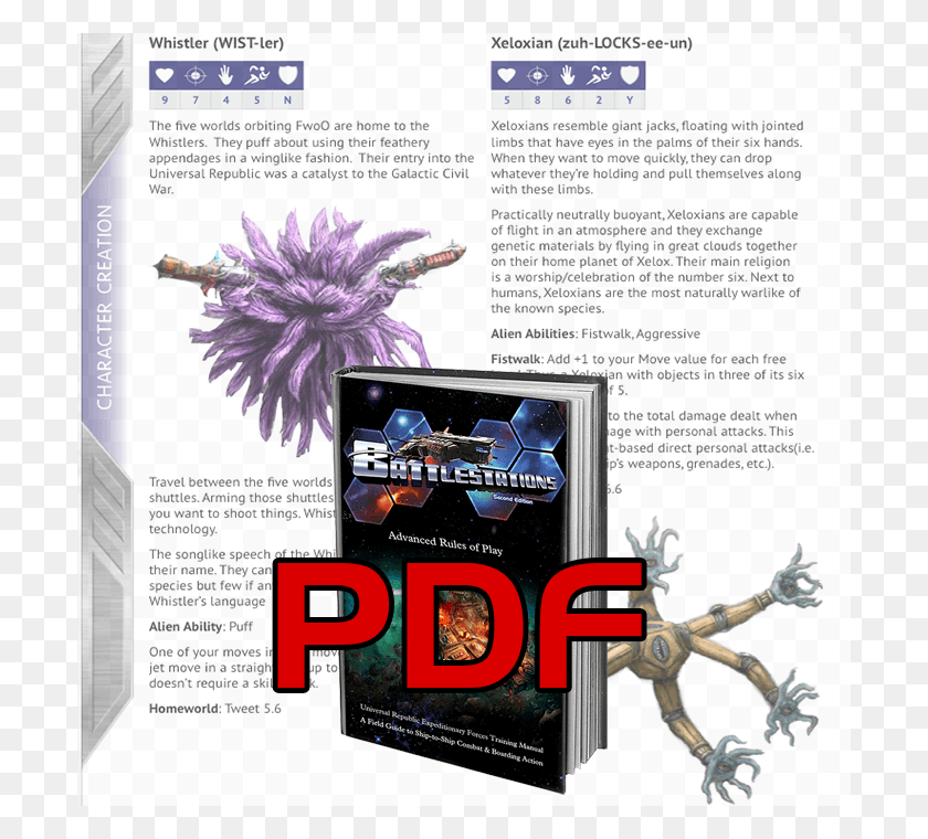 700x700 Descargar Png Battlestations Segunda Edición Rulebook Pdf Flyer, Cartel, Papel, Publicidad Hd Png