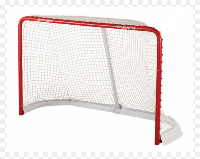 801x626 Bauer Deluxe Official Pro 72 Hockey Net Bauer Deluxe Official Pro Goal, Fence, Barricade, Team Sport HD PNG Download