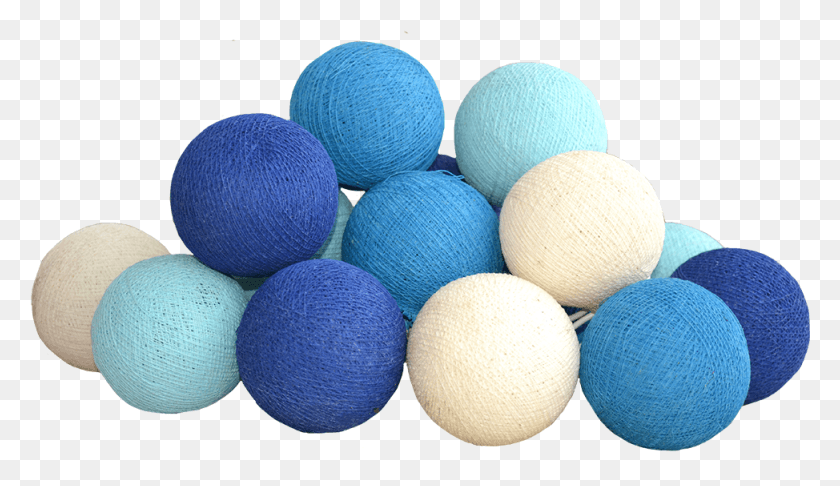 974x533 Baumwoll Kugellichterkette Aqua Cotton Ball Light Хлопковый Мяч Light, Шерсть, Пряжа, Лен Png Скачать