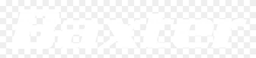 2331x397 Логотип Baxter 03 Черный И Белый Логотип Джонса Хопкинса Белый, Символ, Текст, Звездный Символ Hd Png Скачать