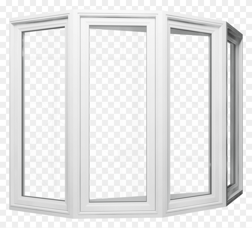 894x804 Bay Bow Windows Window, Door, Picture Window, Folding Door HD PNG Download