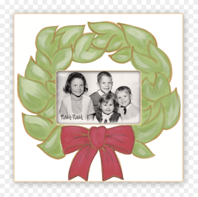 815x812 Bay Leaf Wreath Snow Picture Frame, Person, Human, Face HD PNG Download