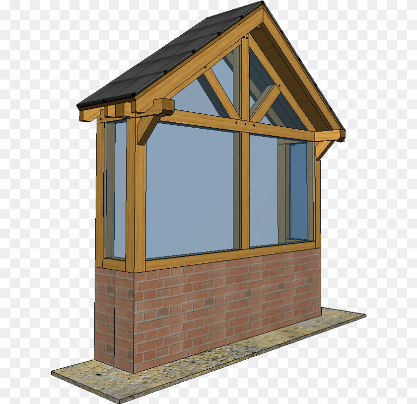 636x813 Bay Window B1gable Truss 3d1 Lumber, Architecture, Outdoors, Shelter, Building Clipart PNG