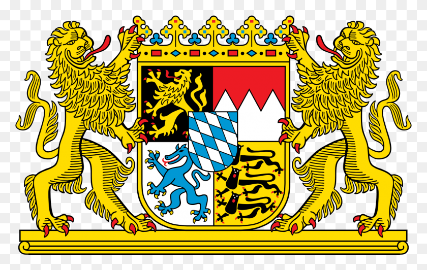 1280x775 Bayern Coat Of Arms, Text, Logo HD PNG Download