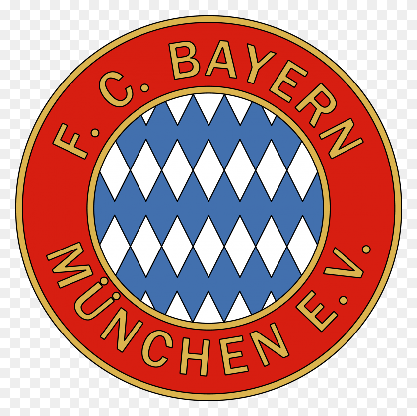 2121x2114 Bayern Mnchen Logo Bayern Munich Logo, Symbol, Trademark, Dynamite HD PNG Download