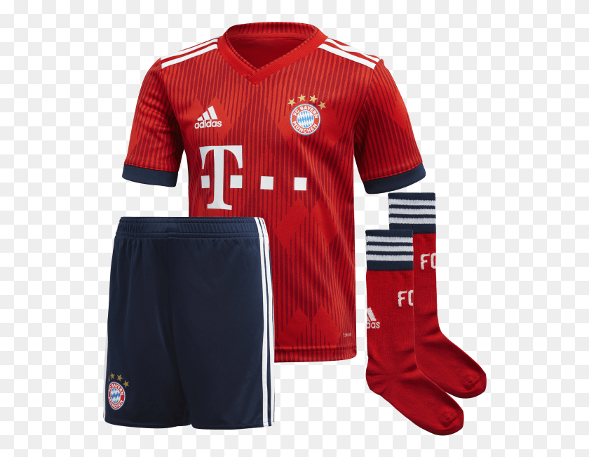 550x591 Descargar Png Bayern Munich Kit 18, Ropa, Camiseta, Camiseta Hd Png
