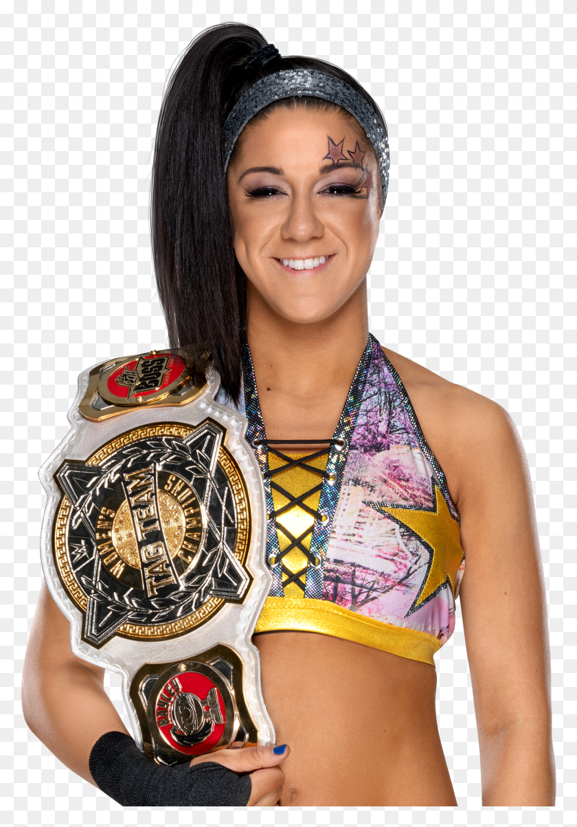 1390x2039 Bayley Club Boss And Hug Connection Champs HD PNG Download