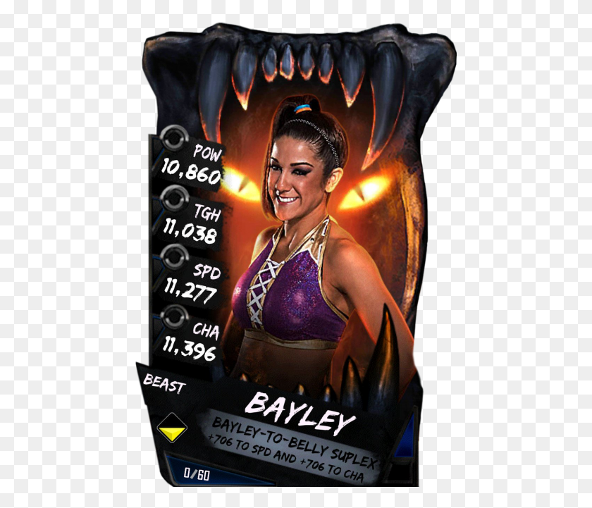 457x661 Bayley S4 16 Beast Wwe Brock Lesnar Beast, Person, Human, Performer HD PNG Download