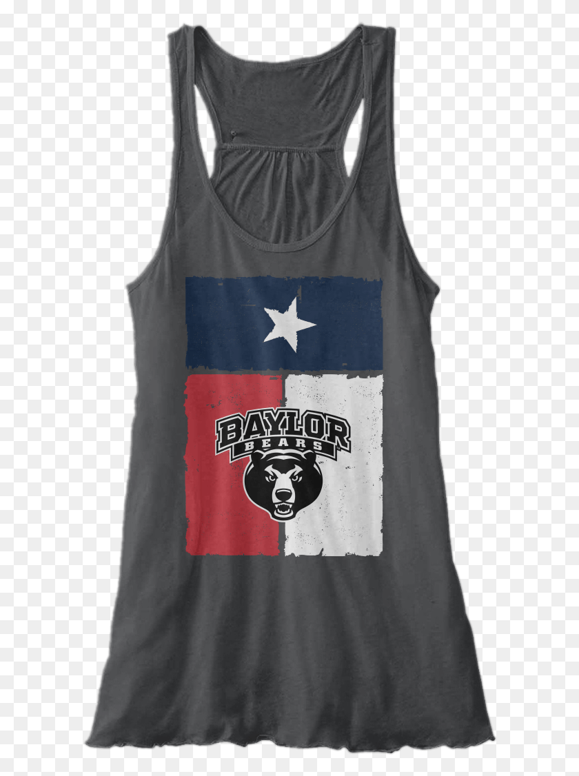 604x1066 Baylor Bears Texas Flag Print Tank Baylor Bears And Lady Bears, Ropa, Vestimenta, Camiseta Sin Mangas Hd Png