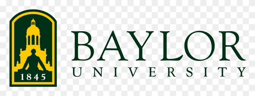 1271x419 Descargar Png Baylor University Mark Baylor University Logo, Texto, Alfabeto, Word Hd Png