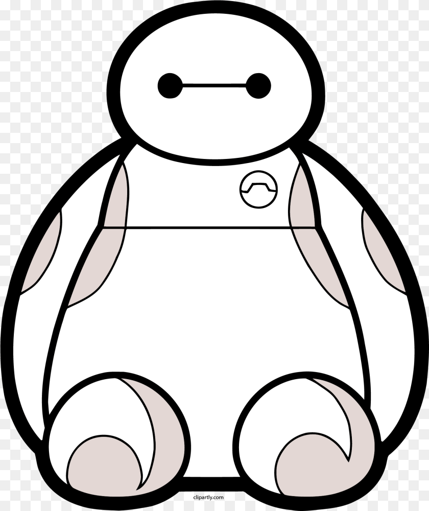 1585x1887 Baymax Front View Clipart Big Hero, Nature, Outdoors, Snow, Snowman Transparent PNG