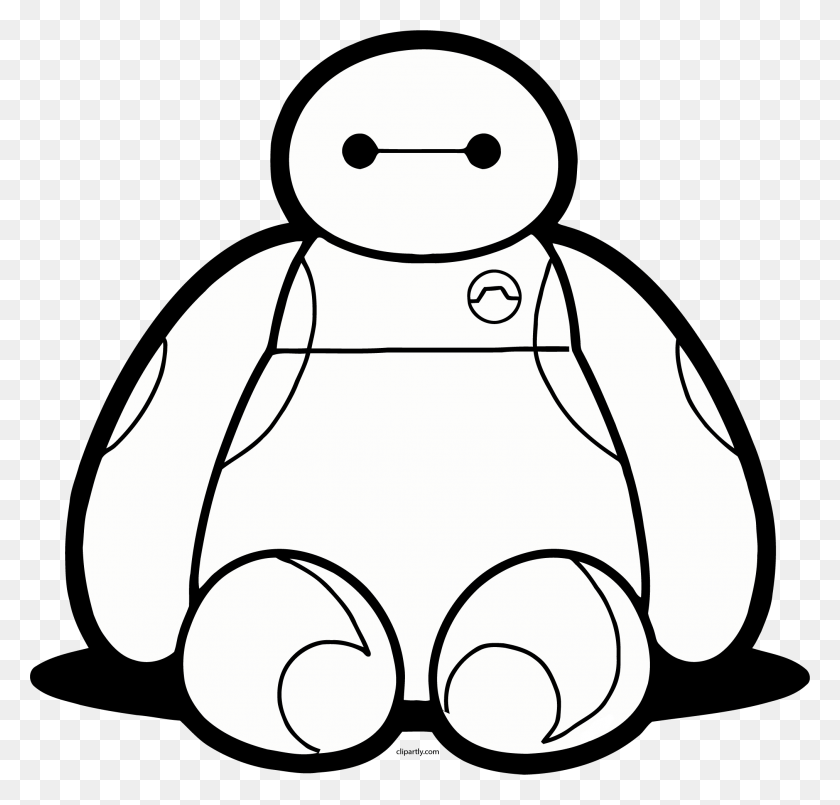 2022x1933 Descargar Png Baymax Staying Front View Clipart Dibujos De Grandes Heroes, Animal, Plush, Toy Hd Png