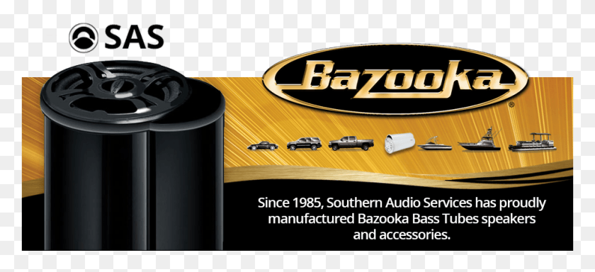 965x402 Получившая Награду Bazooka S Технология Басовых Трубок Предоставляет Land Rover, Текст, Электронику, Адаптер Hd Png Скачать