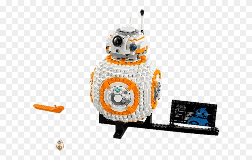 624x475 Bb 8 Lego Star Wars 2018 Bb, Robot, Toy, Sphere HD PNG Download