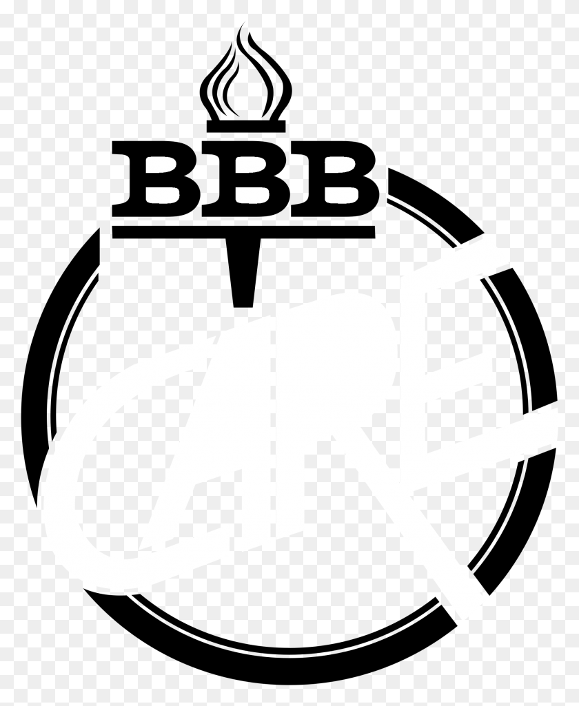 1769x2190 Логотип Bbb Care 01 Black And White Better Business Bureau, Символ, Товарный Знак, Текст Hd Png Скачать