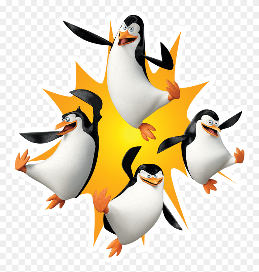 945x997 Descargar Png / Pingüinos De Madagascar Png