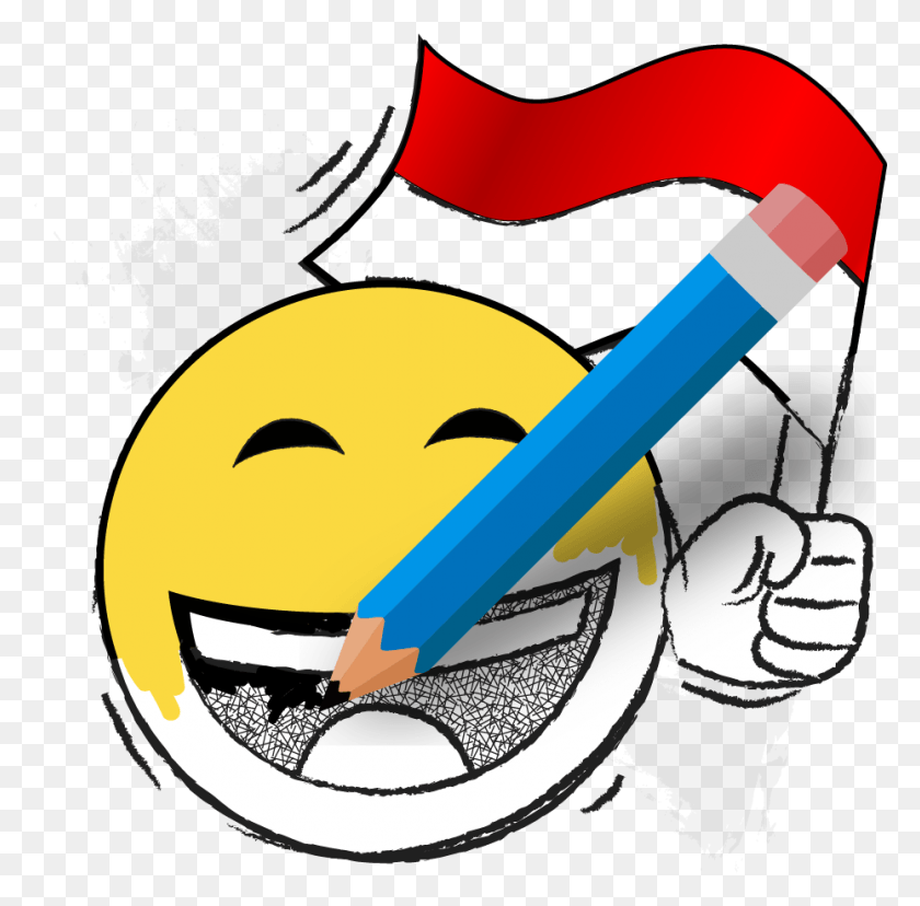 929x915 Bbm Sticker Contest Smiley, Scissors, Blade, Weapon HD PNG Download