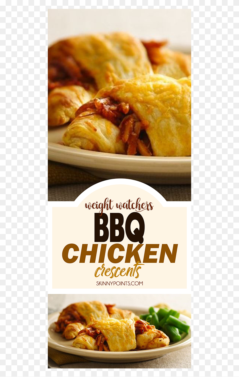 505x1261 Bbq Chicken Crescents Pastizz, Food, Croissant HD PNG Download
