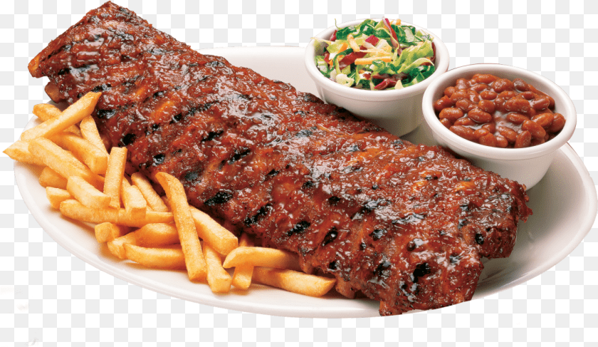 Bbq Clipart Lucille39s Bbq, Food, Ribs Sticker PNG