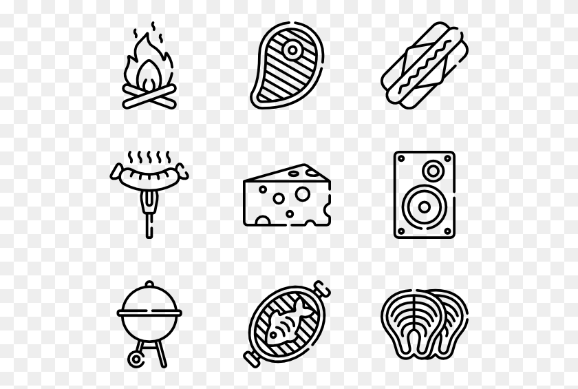 523x505 Bbq Ice Cream Icons, Gray, World Of Warcraft HD PNG Download