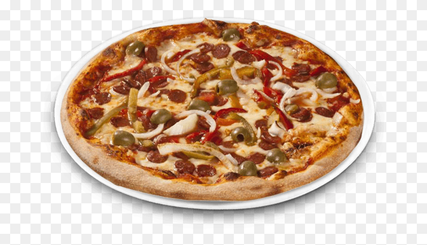 676x422 Bbq Pizza, Food, Dish, Meal HD PNG Download