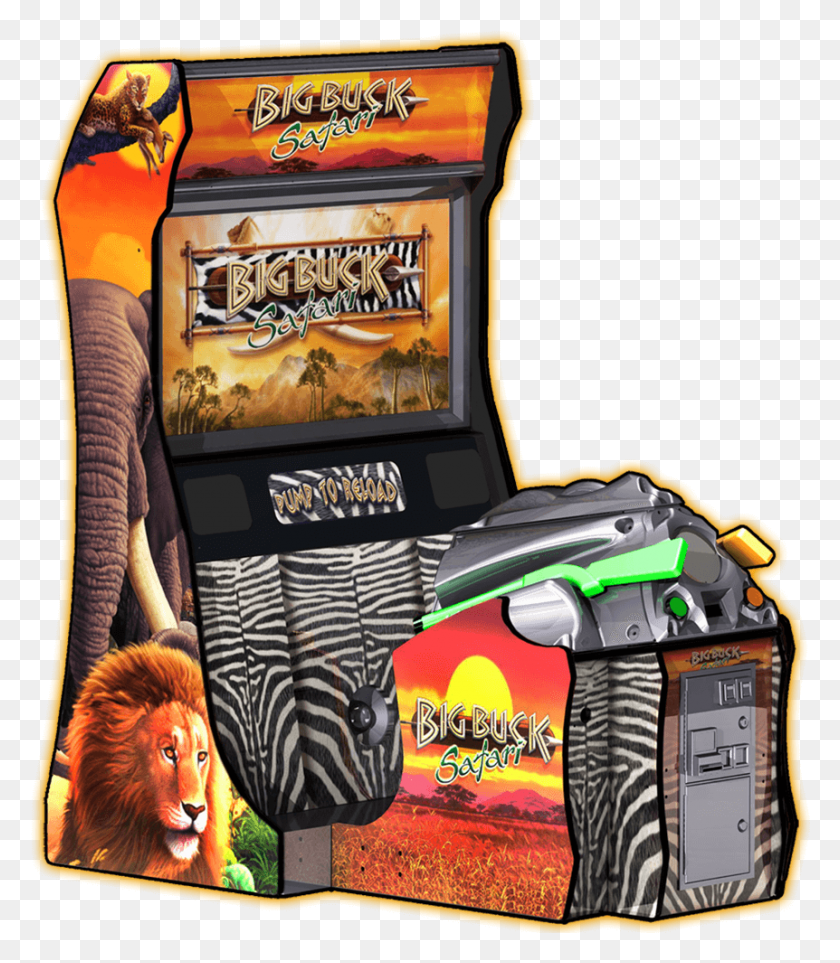862x999 Bbs 42 Cabinet Large Big Buck Safari, Arcade Game Machine, Dog, Pet HD PNG Download