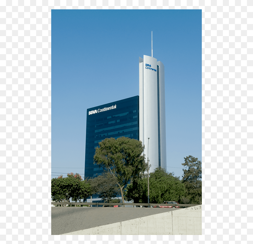 501x751 Bbva Banner, Office Building, Building, Tower HD PNG Download