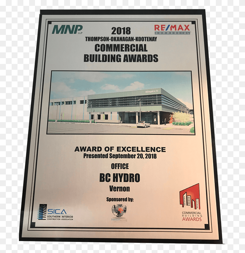 711x810 Награда За Коммерческое Строительство Bc Hydro Vernon Архитектура, Плакат, Реклама, Текст Png Скачать