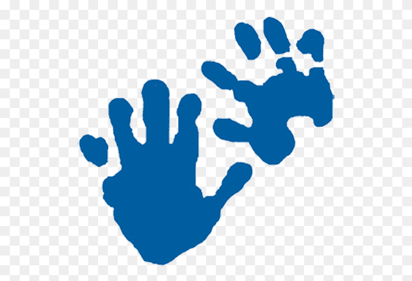 525x512 Bch Blue Logo Hands Baptist Children39s Home Of Nc, Hand, Footprint HD PNG Download