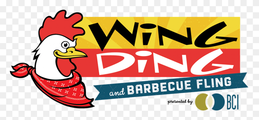 815x345 Bci Adds Bbq For The 21st Annual Wing Ding 21st Annual Wing Ding, Text, Bird, Animal HD PNG Download