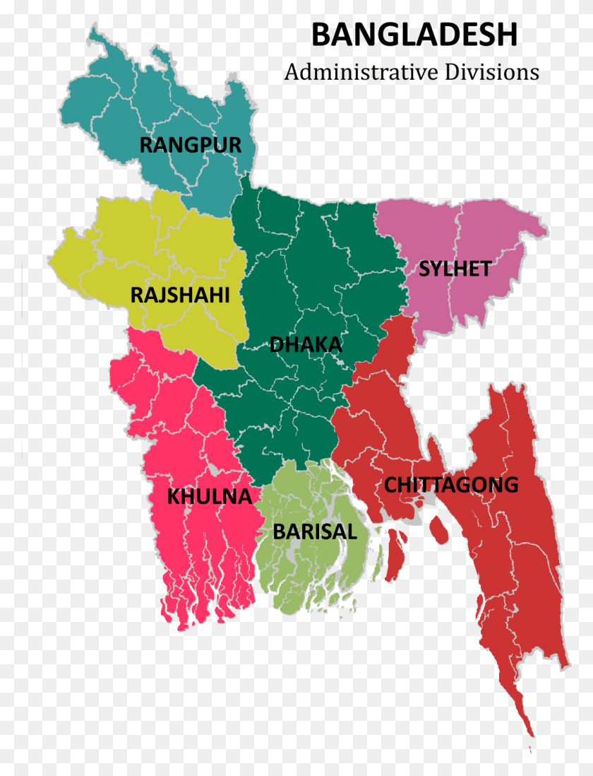 1083x1442 Bd Map Division Новое Подразделение Бангладеш, Участок, Диаграмма, Атлас Hd Png Скачать