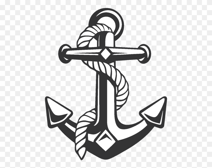 487x604 Bdfjade Resolution X Px Chloe Melius Anchor With Rope Logo, Hook, Cross, Symbol HD PNG Download