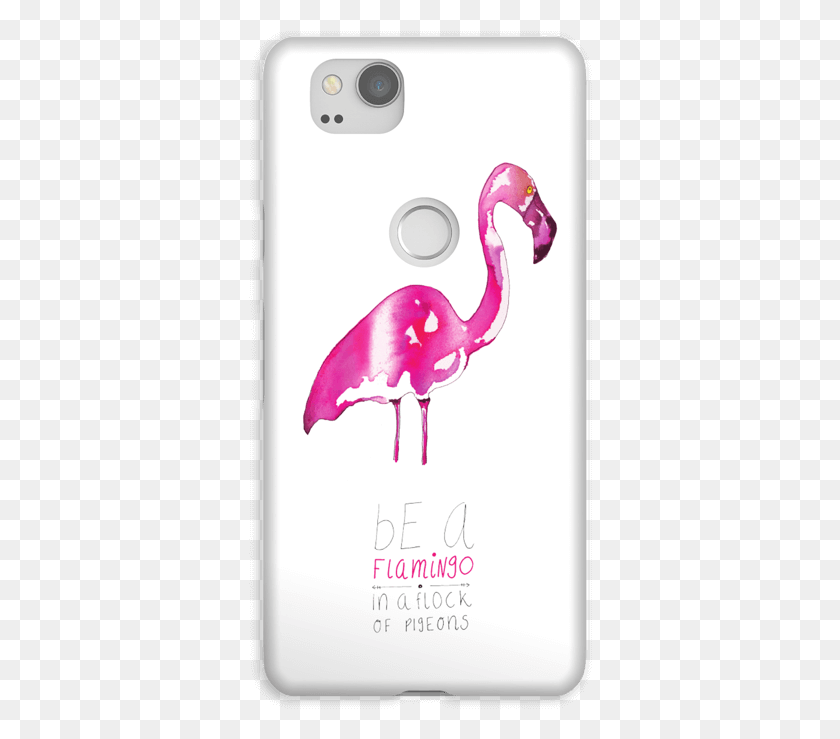 344x679 Descargar Png Be A Flamingo Case Pixel Flamingo, Pájaro, Animal, Texto Hd Png