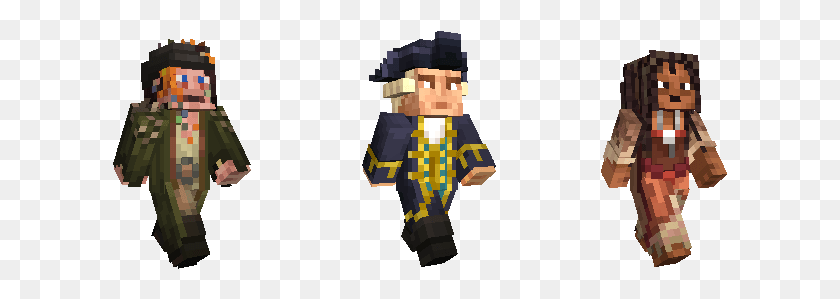 615x239 Be Available Today In Minecraft On All Platforms Minecraft Pirate Skin, Toy HD PNG Download