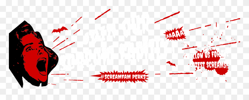 1920x685 Be Part Of The Scream Fam Graphic Design, Text, Label, Alphabet HD PNG Download