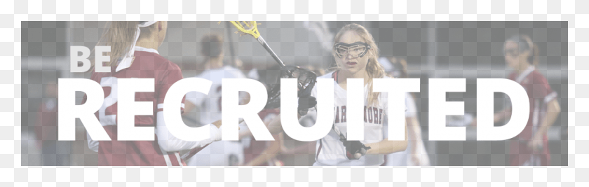 1128x300 Be Recruited Women39s Lacrosse Women39s Lacrosse, Person, Human, Clothing HD PNG Download