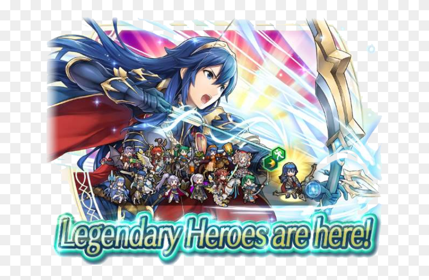 660x488 Be Sure To Check Out The Trailer For Our New Blue Bow Fire Emblem Heroes Legendary Banners, Comics, Book, Manga HD PNG Download