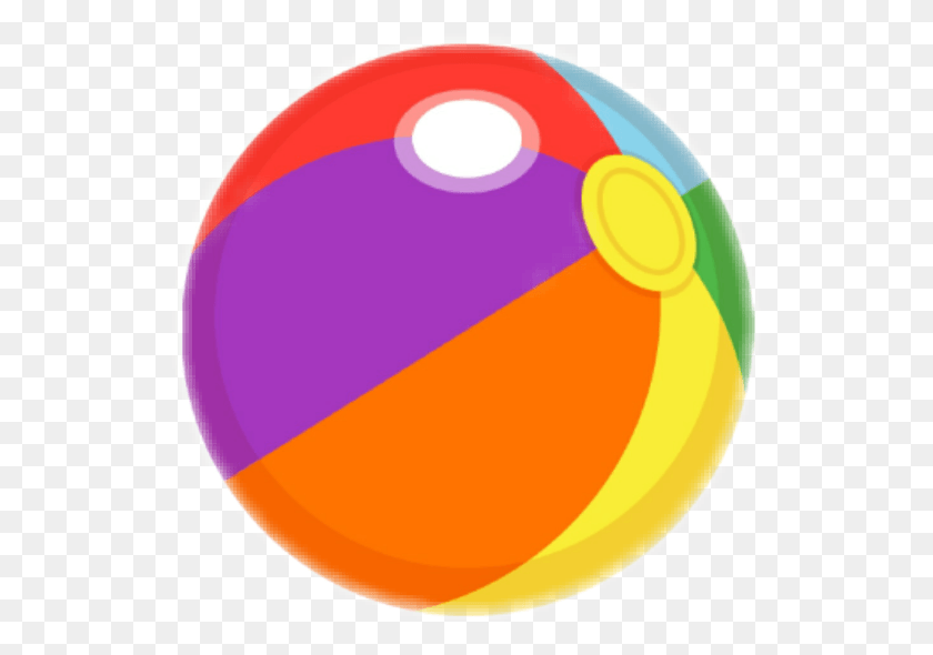 530x530 Пляжный Мяч Пляжный Мяч Красочный Летний Инстаграм Круг, Мяч, Сфера, Воздушный Шар Png Скачать