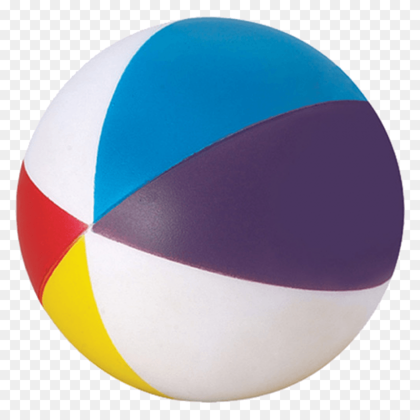 800x800 Beach Ball Stress Balls Stress Ball Beach Ball, Sphere, Balloon, Bush HD PNG Download