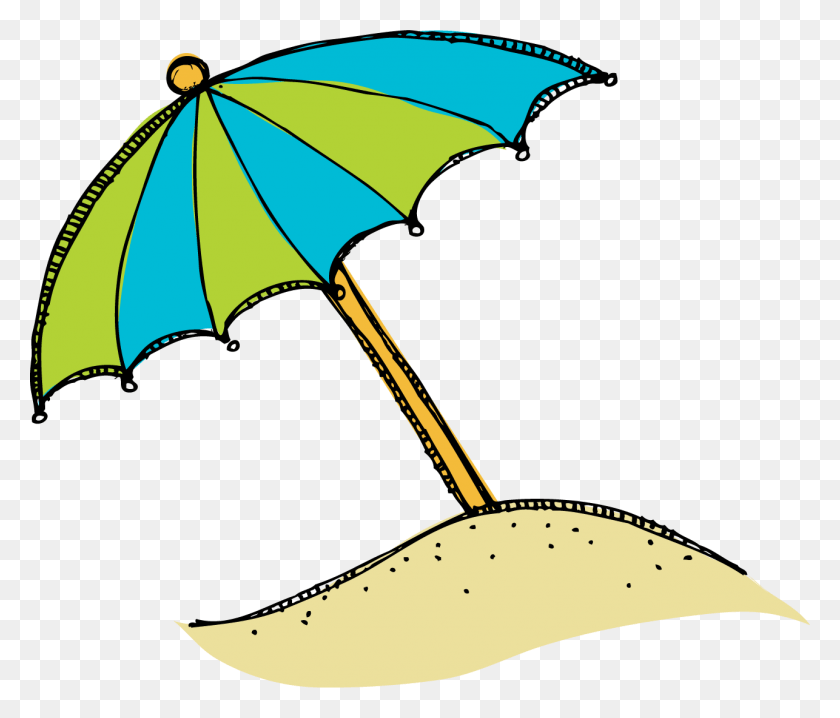 1286x1085 Beach Cartoon Images 2 Images Clipart Sun Umbrella Clip Art, Axe, Tool, Canopy HD PNG Download