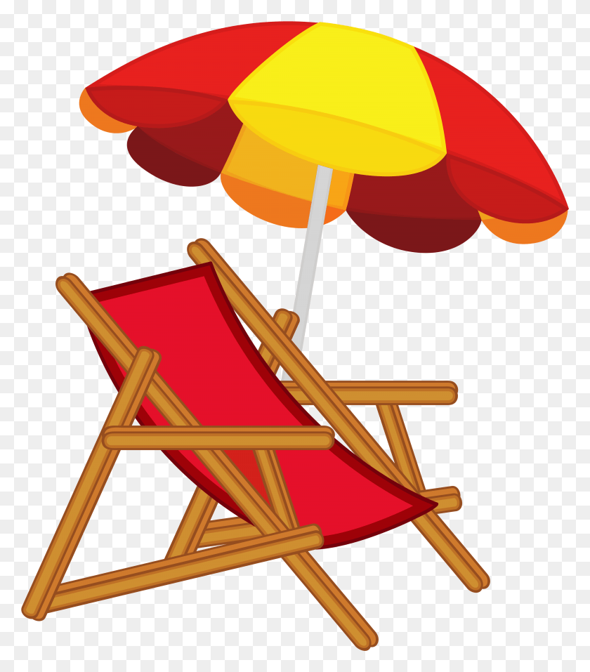 4160x4785 Beach Clipart Beach Chair, Chair, Furniture, Lamp HD PNG Download