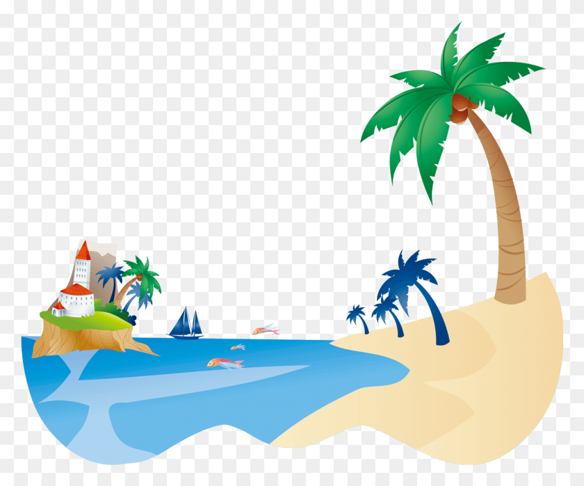 1589x1303 Beach Coconut Tree Clip Art, Tree, Plant, Angry Birds HD PNG Download