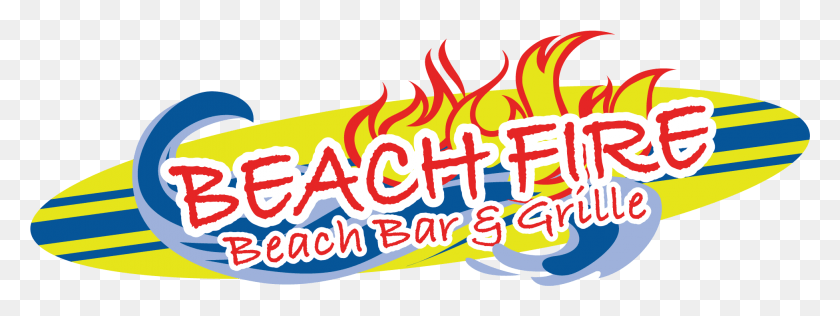 1952x641 Beach Fire Beach Bar Amp Grille Clearwater, Label, Text, Meal HD PNG Download