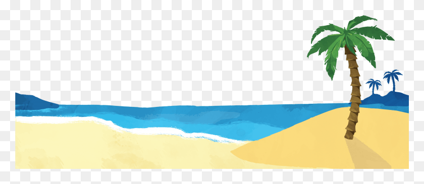 3201x1252 Beach Painting, Soil, Sand, Outdoors HD PNG Download
