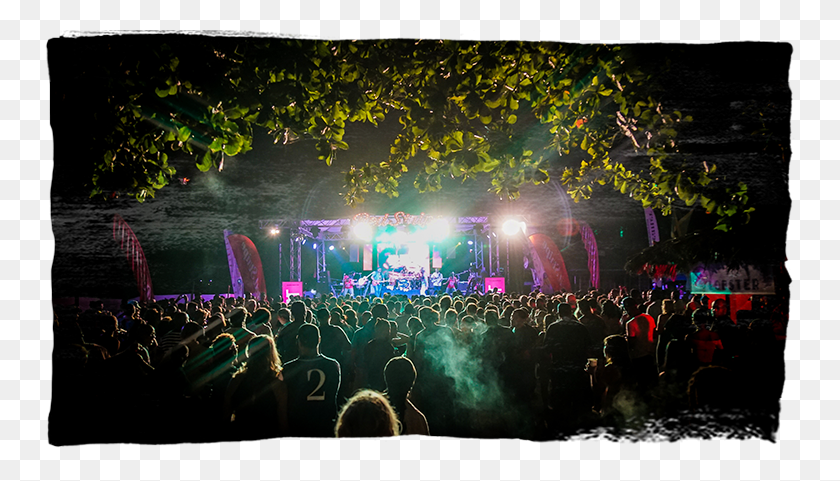 750x421 Beach Parties Amp Reggae Concert Rock Concert, Person, Human, Crowd HD PNG Download