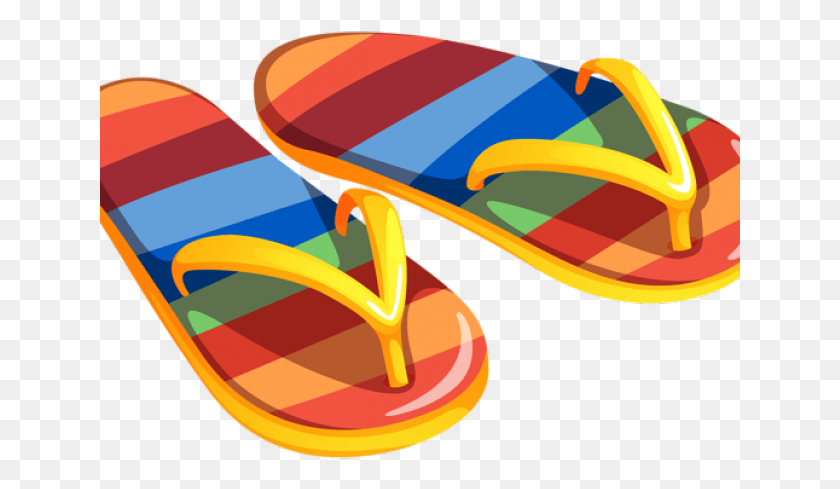 641x429 Beach Slippers Clip Art, Clothing, Apparel, Footwear HD PNG Download
