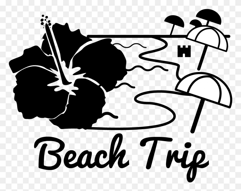 958x745 Иллюстрация Значка Пляжной Поездки, На Открытом Воздухе, Лицо Hd Png Скачать