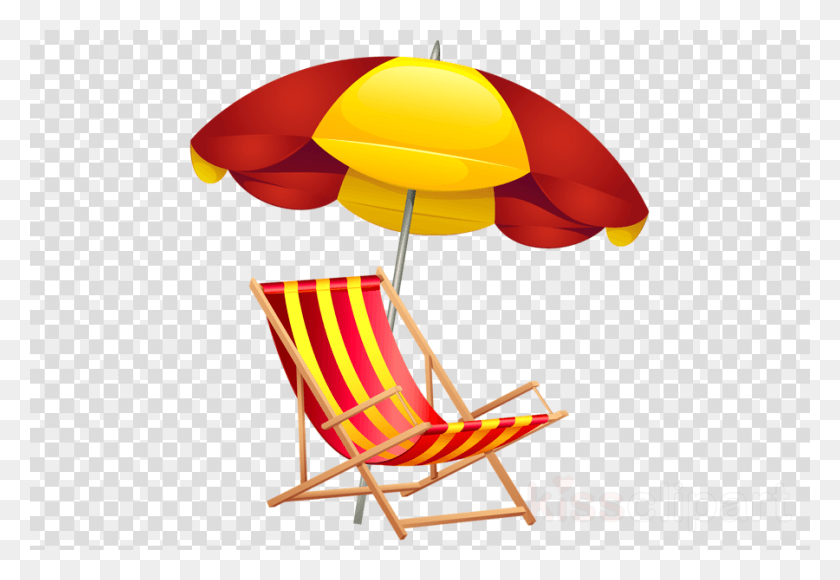900x600 Beach Umbrella Clipart Clip Art Beauty Parlour Logo, Furniture, Chair, Texture HD PNG Download