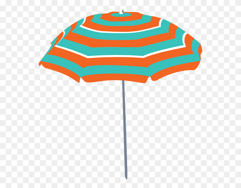 570x597 Beach Umbrella Clipart Image Group Clip Art Black And Sea Umbrella Clipart, Patio Umbrella, Garden Umbrella, Canopy HD PNG Download